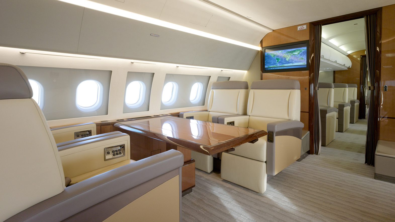 volo privato sull'Airbus A319 CJ